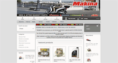 Desktop Screenshot of makinaparts.com